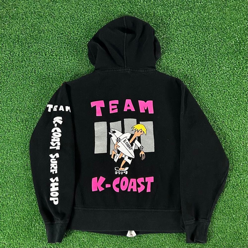 Rare Team K-Coast Surf Shop Exclusive Full Zip Up Hoodie